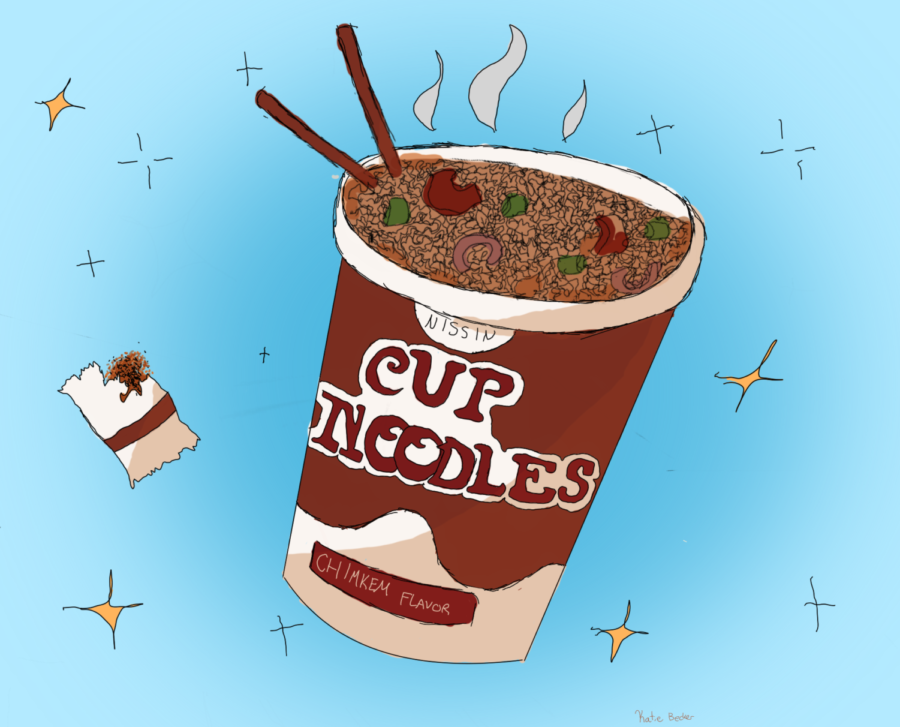 Katrina+Beckers+artwork+depicting+Cup-a-Noodles